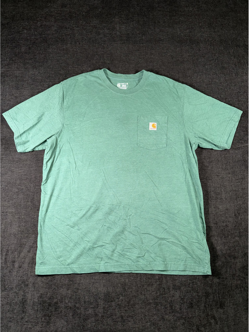 Carhartt Loose Fit XL Green Pocket T-Shirt